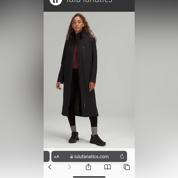 lululemon athletica Jackets & Blazers - Lulu lemon Rapelshell long jacket
